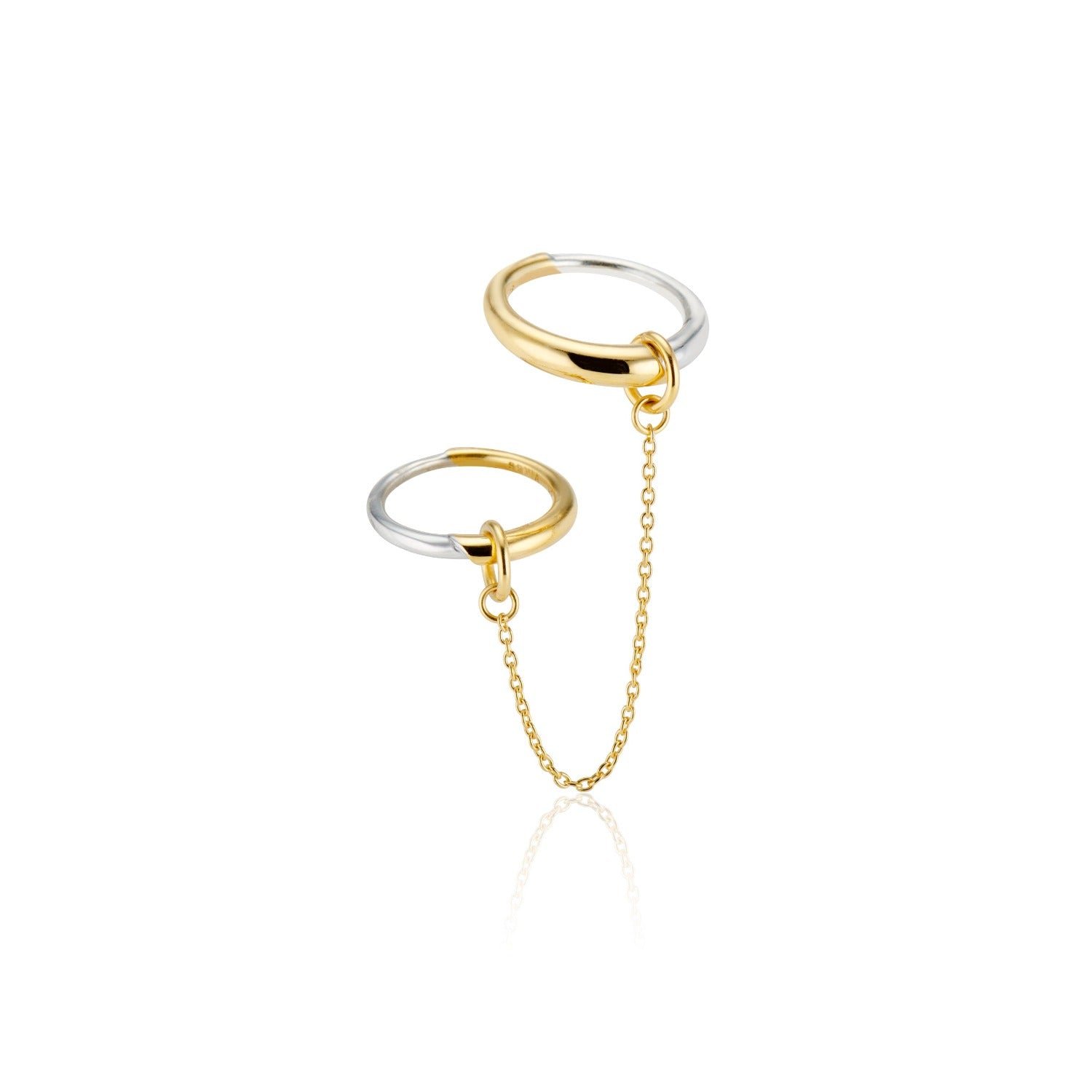 Senia After Party Chain Rings - Gold - 7/9