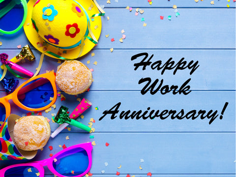 congratulations work anniversary