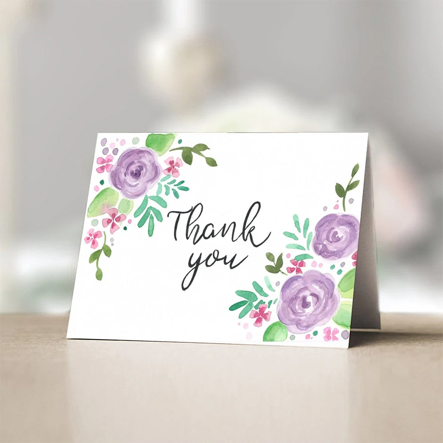 THANK YOU! Card (thanks very much message greetings gratitude