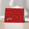 Happy Holidays Red Snowflake freeshipping - SimplyNoted