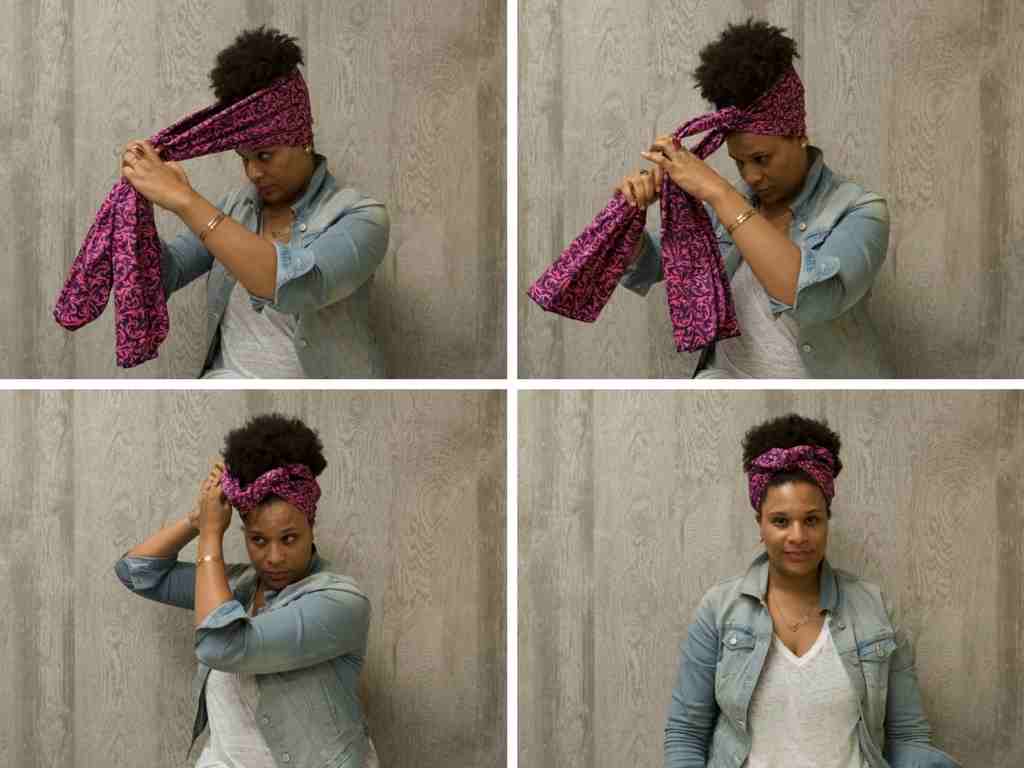 attacher un foulard africain