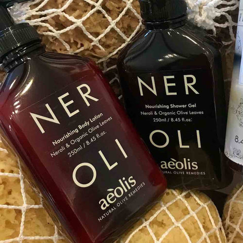 Körperpflege aus Olivenblättern und ätherischen Ölen von Aeolis