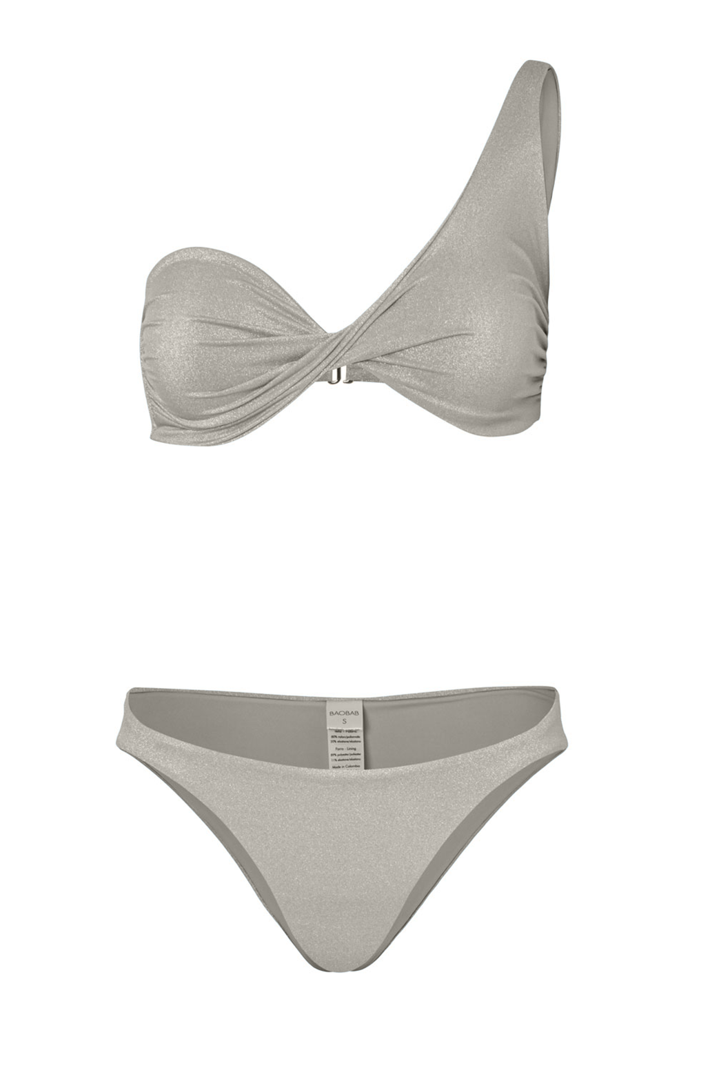 Top Bikini Santorini Lead Gray UV50+ L I Panou