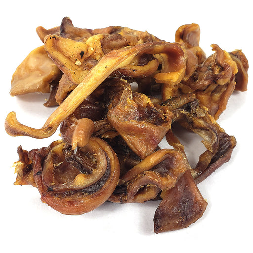 are pig ears better for a small greek domestic dog than rawhide ears