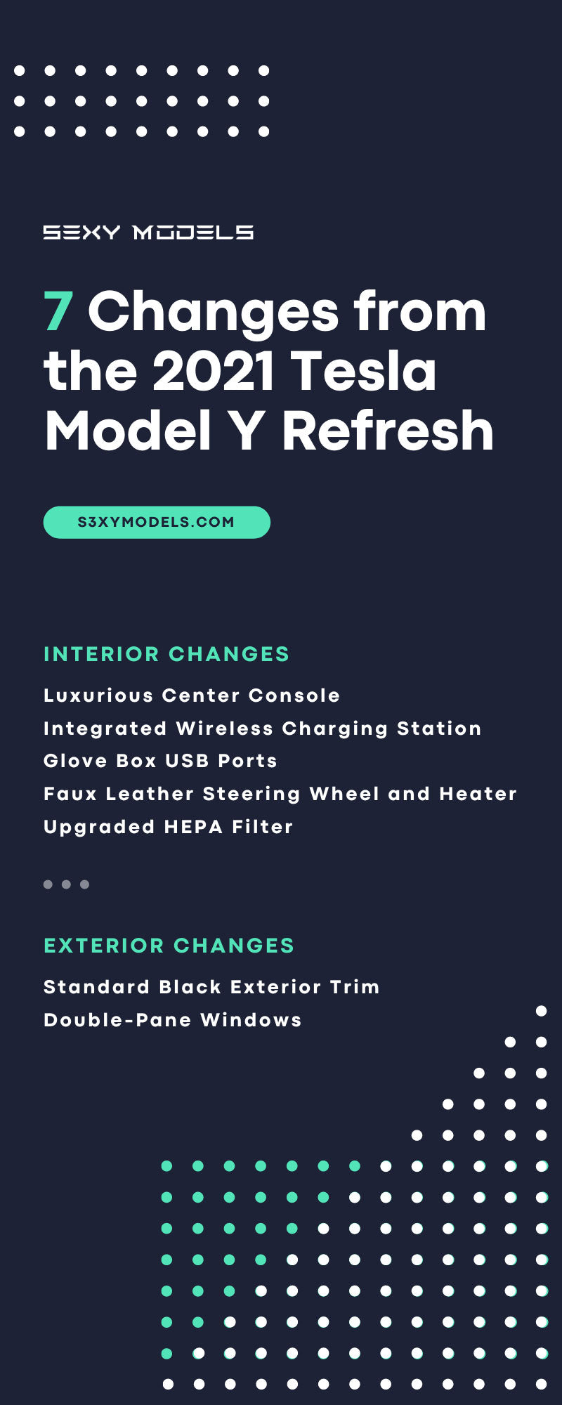 7 Changes from the 2021 Tesla Model Y Refresh