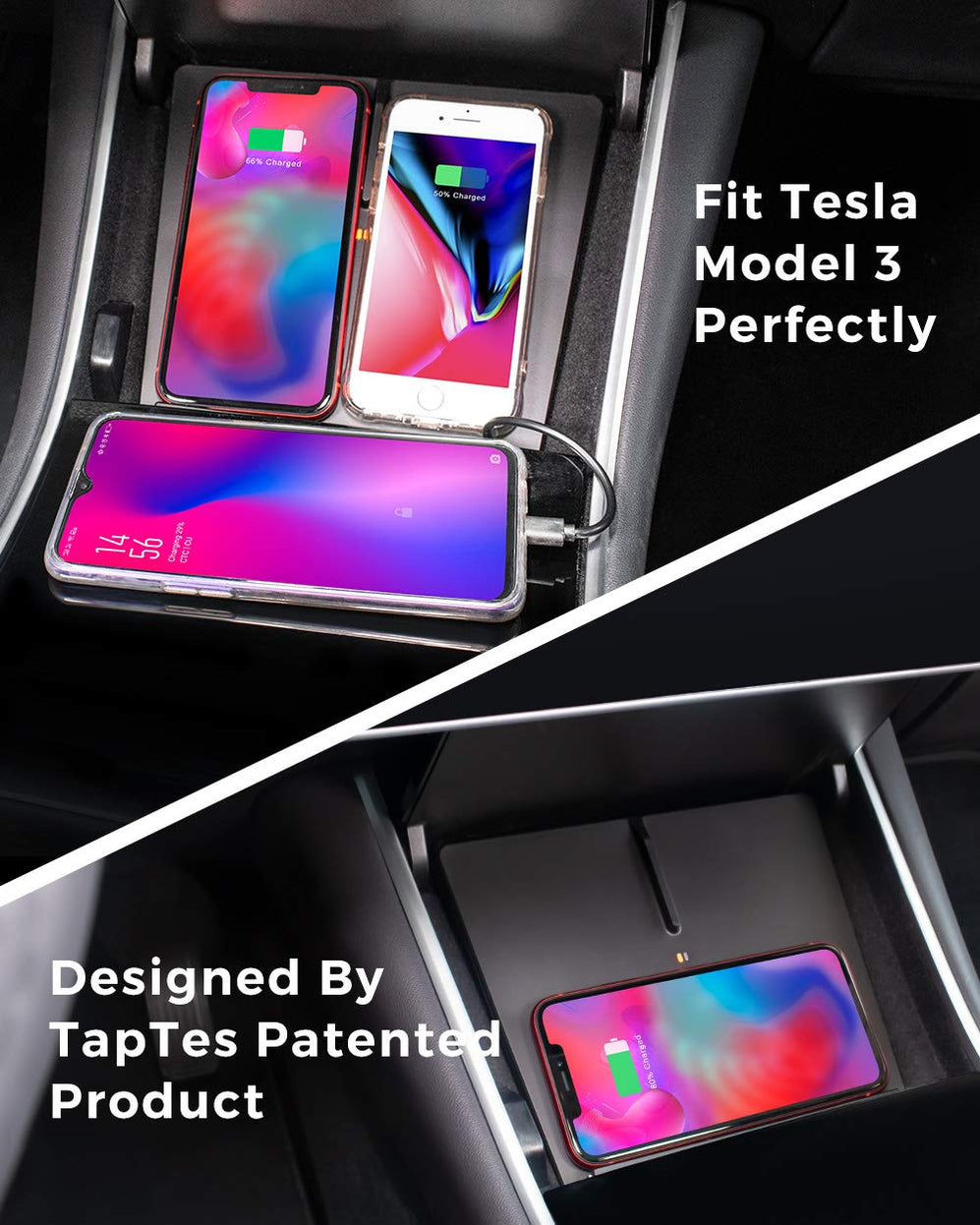 Wireless Phone Charging Pad Tesla Model 3 S3xy Models 2843