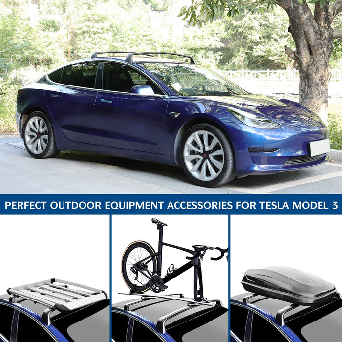 what accessorys fit the tesla model 3 roof rack