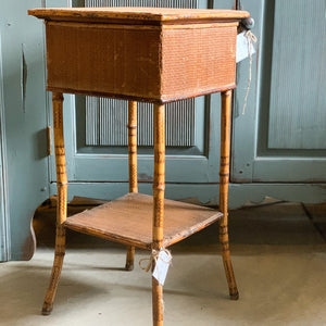 rattan bamboo table