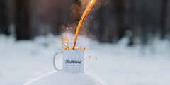 Heartwood mug in winter 