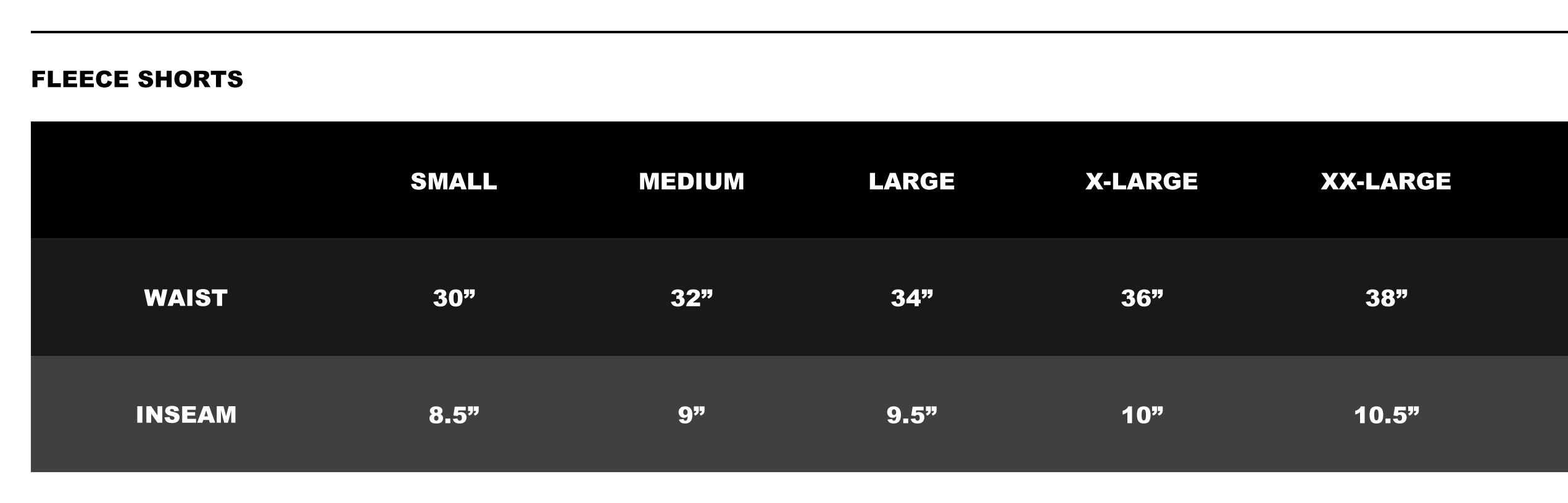 Sizing Charts – Andrew Schulz