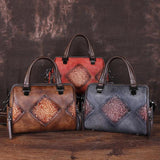Leather Bohemian Shoulder Handbag