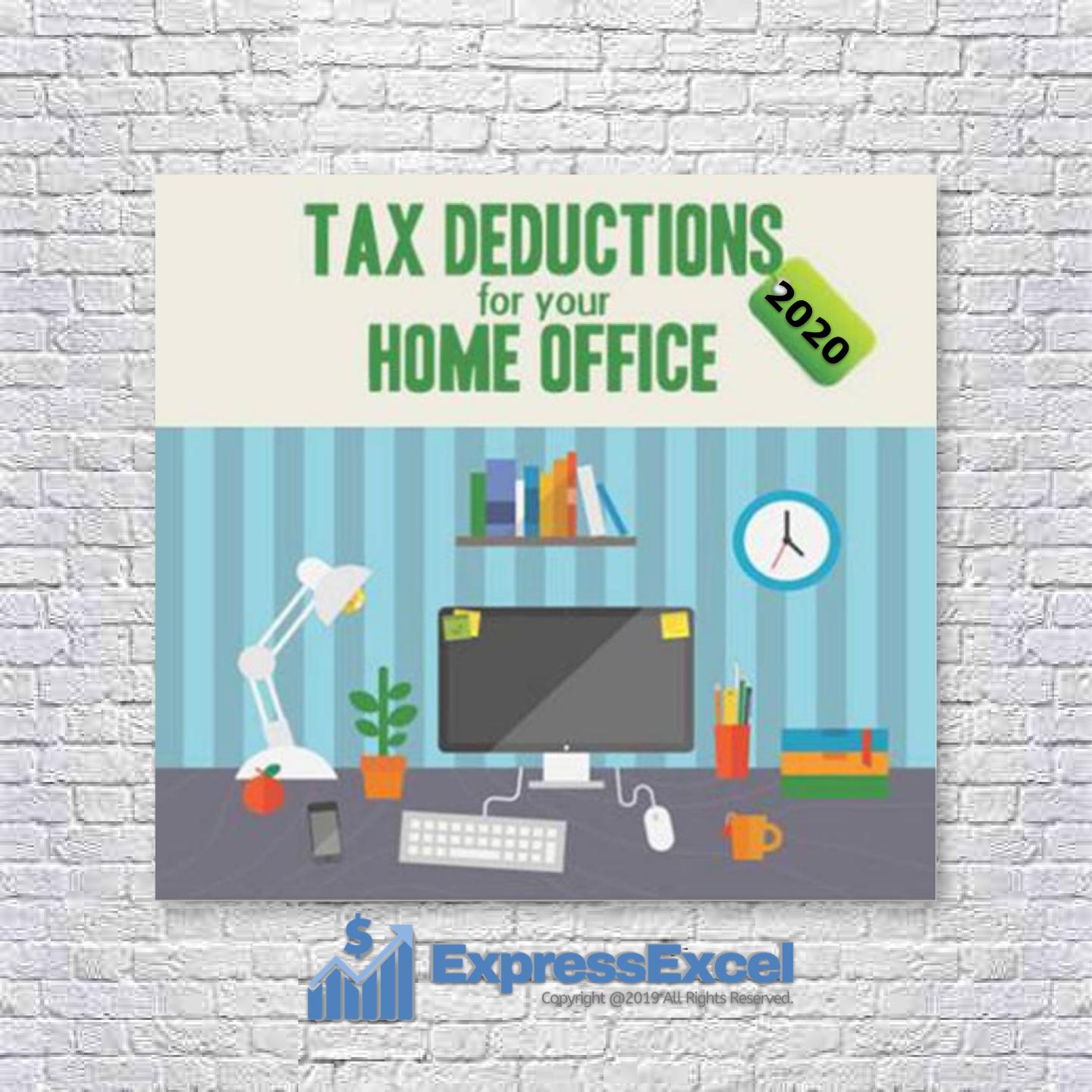 Home Office Tax Deductions Calculator 8  Microsoft Excel Spreadsheet