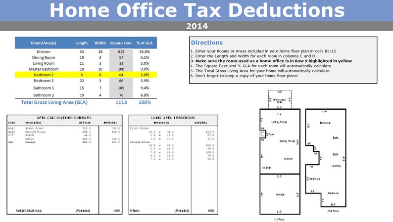 Home Office Tax Deduction Calculator