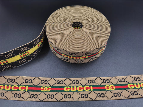 1.6inch (4cm) Fashion Jacquard Elastic Band Designer Elastic Band