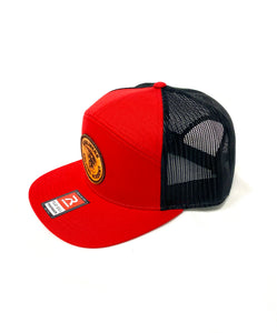 Snapback Hat w/ Round Leather Patch MWA (Various Colors)