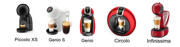 Machines Dolce Gusto compatibles avec l'adaptateur café moulu Cafécolo