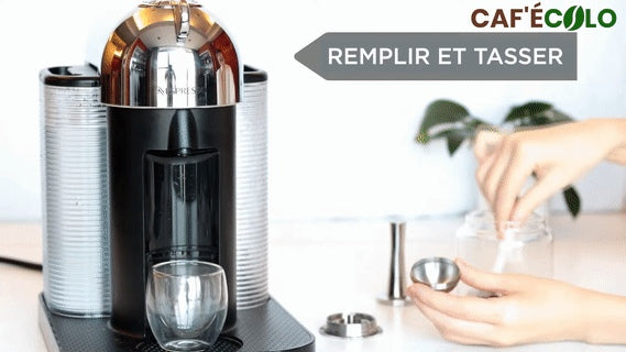 Xavax Dosette Permanente Rechargeable Réutilisable pour Cafetière Senseo  (lot de 2 capsules réutilisables pour machine Senseo ou similaire) Jaune