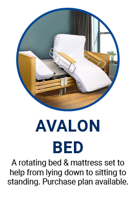 Avalon Rotating Bed for more support for your recovery at home