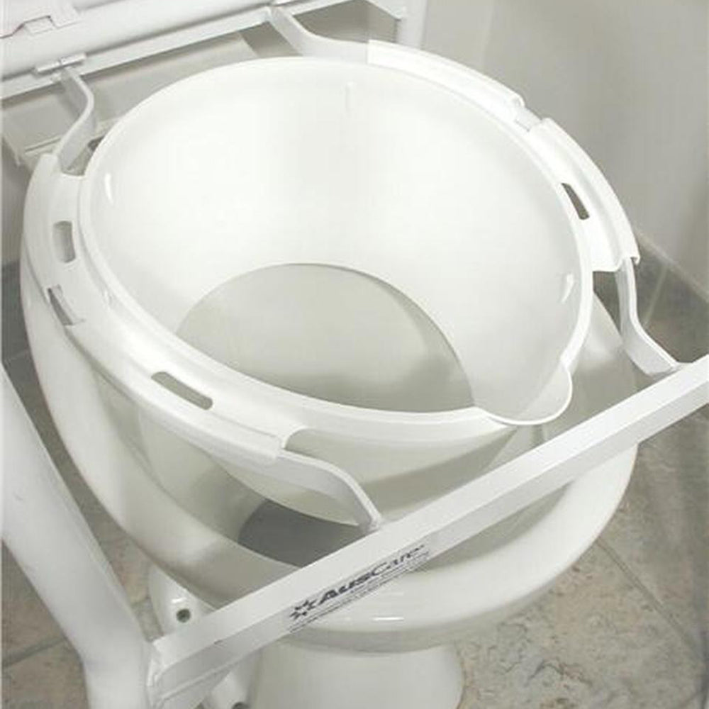 commode over toilet