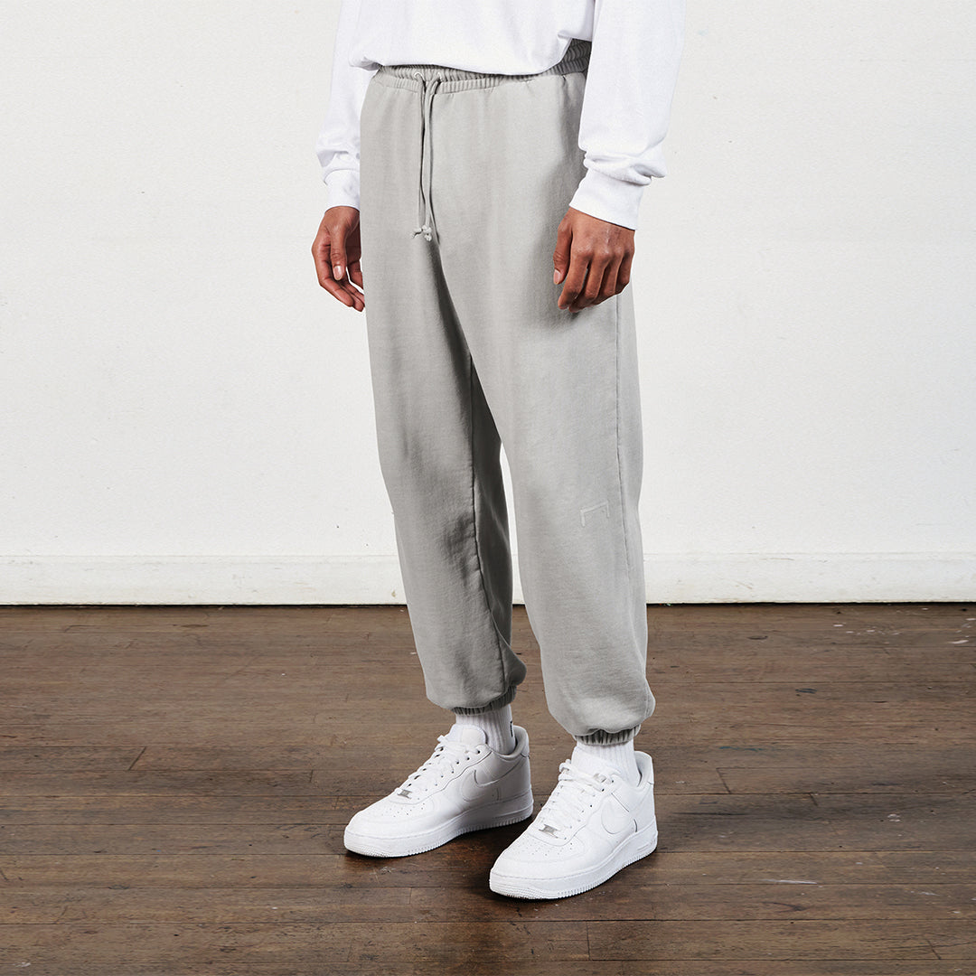 一部予約販売】 Kinema pigment dyed sweat pants Gray kids-nurie.com