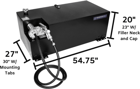 Transfer Flow 109 Gallon Transfer Tank Dimensions