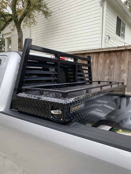 RDS 91 Gallon Auxiliary Fuel Tank & Toolbox Combo Black Aluminum 55X30X19.5  Model # 72745PC