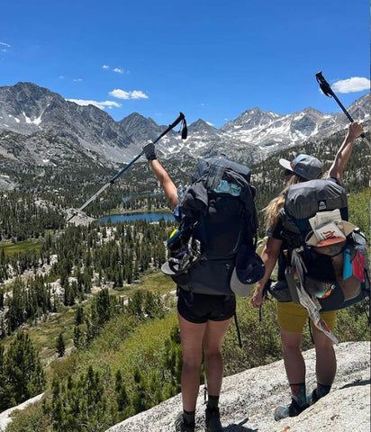 Hikers on John Muir Trail