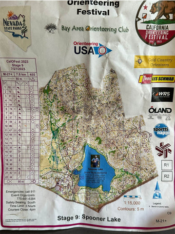 orienteering map