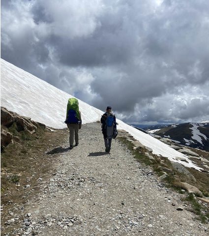 trail covered with snow