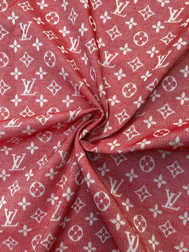LV Denim Camouflage Cotton Fabric for Custom Jacket – MingFabricStore