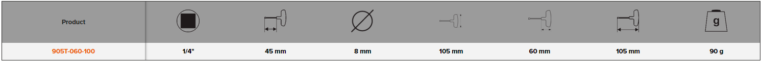 Description BAHCO 905T