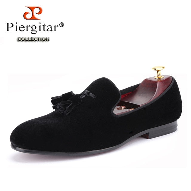 Piergitar New men velvet shoe with 