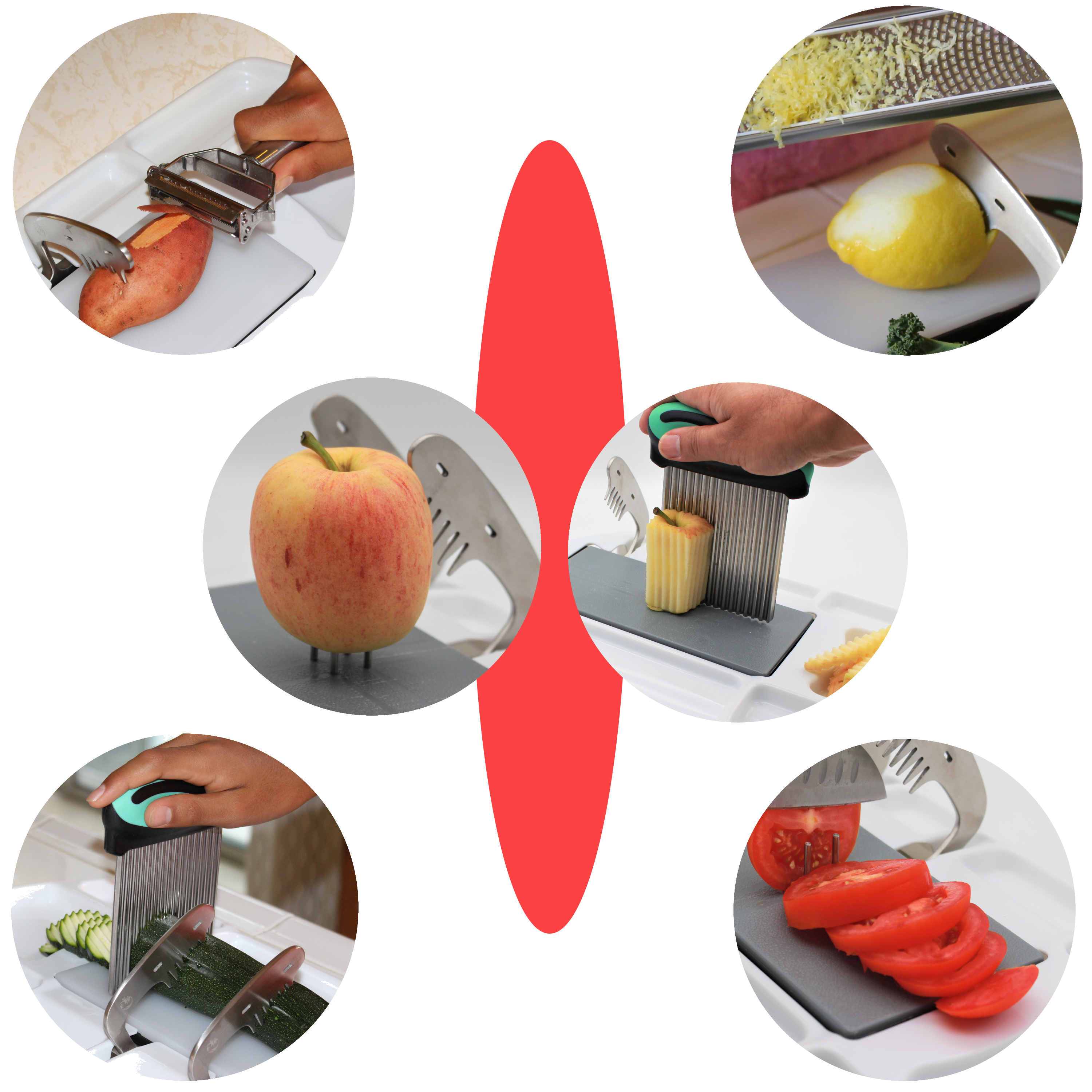 One-Handed Cutting Board. Adaptive Kitchen Equipment. HELPFUL for stroke  survivors, one handed person, people with arthritis, for amputees