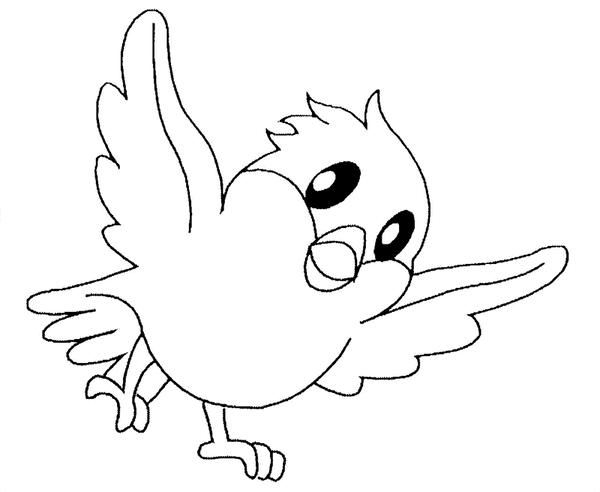 Coloriage Oiseau