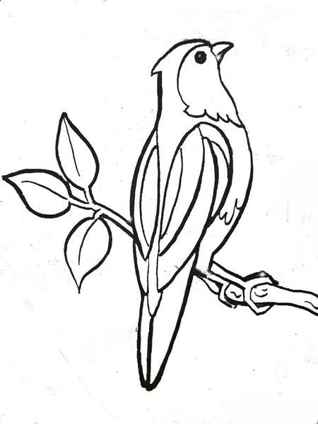 Coloriage oiseau enfant