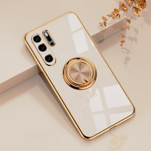 Load image into Gallery viewer, Luxury Plating Silicone Case For Huawei P30 Pro P20 Mate 20 P30Pro Honor 20 30 Pro Phone Stand Ring Holder Full Cover
