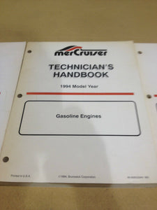4 Mercruiser Technicians Handbook 1994 Diesel + Gasoline + Sterndrive + Service