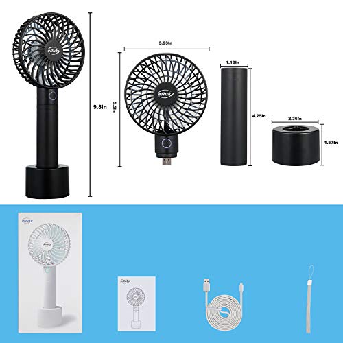 Efluky Mini Usb Portable Fan Small Desk Fan Personal Handheld