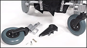 Deluxe Models - Regular, Slim, Wide - All Variations - Replacing Front Wheel Assembly