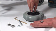 Standard Model - Replacing the Front Wheel Bearings 6082Z or 608ZZ