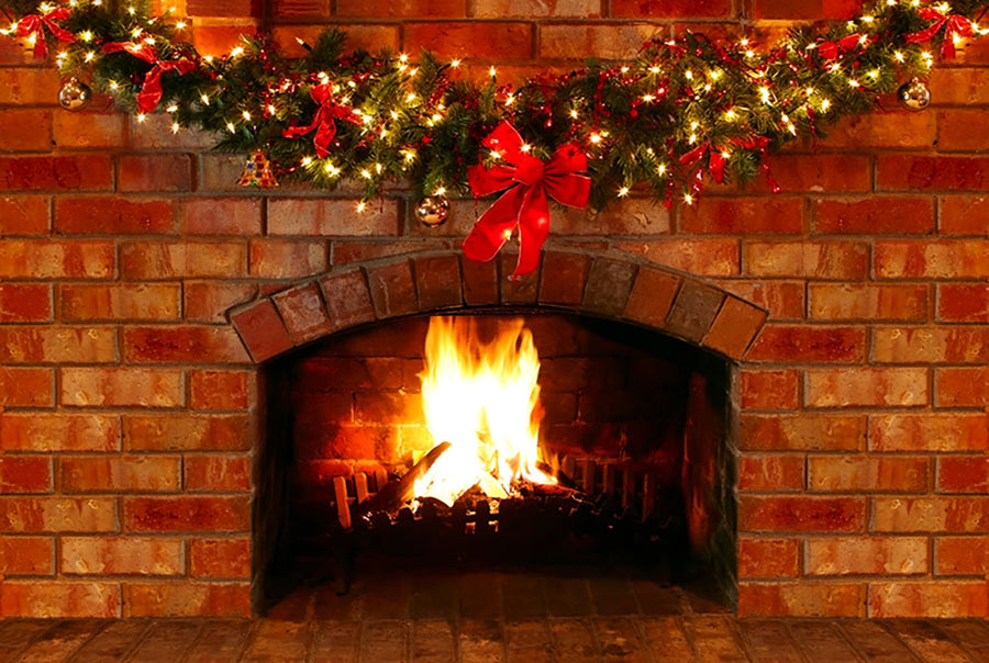 Avezano Christmas Stove Background Photography holiday gift