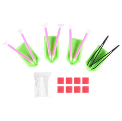 Diamond painting pens, diamond trays, tweezers and wax