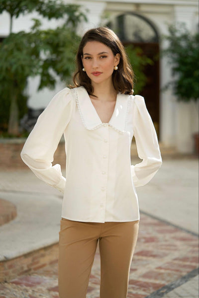 YVETTE TENCEL SILK BLOUSE