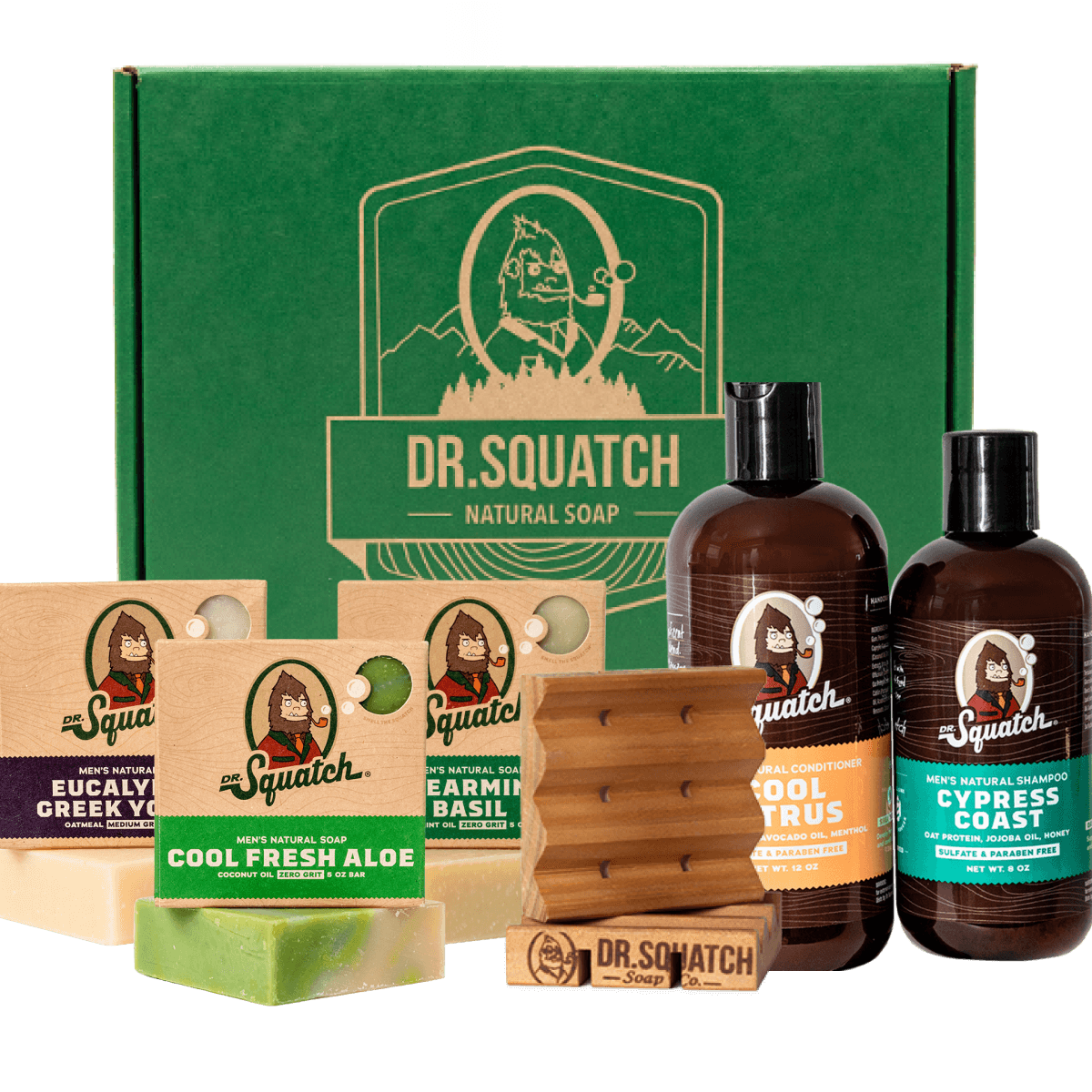 Dr. Squatch Soap Men's natural bar soap 53 Scents Available And 2 Beard Oil