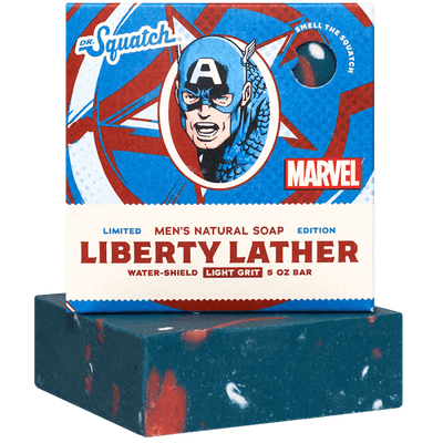 Dr. Squatch AF08 Soap Avengers Collection with Collector's Men's Natural  Bar Soap - 4 Bar Soap Bundle and Collector's Soap inspired by the  Incredible Hulk, Iron Man, Thor, Captain America 