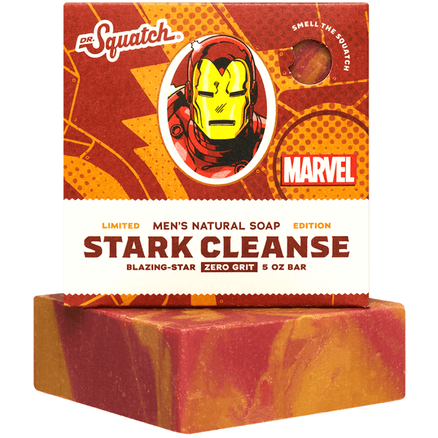 Dr. Squatch: Bar Soap, Marvel The Avengers S2 (4-Pack) – POPnBeards