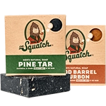 Dr. Squatch Wood Barrel Bourbon Soap w/Soap Saver Pouch - 5oz Free Shipping  863765000001