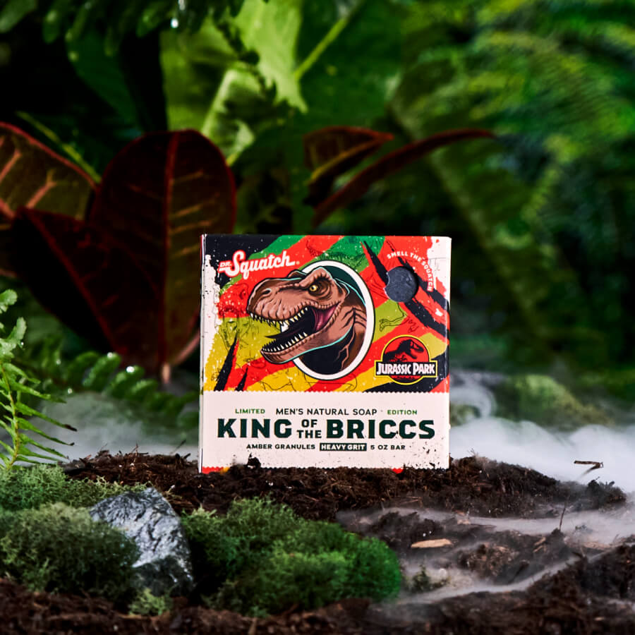 Dr Squatch JURASSIC PARK LIMITED EDITION Soap | Raptor Rush & King of the  Briccs