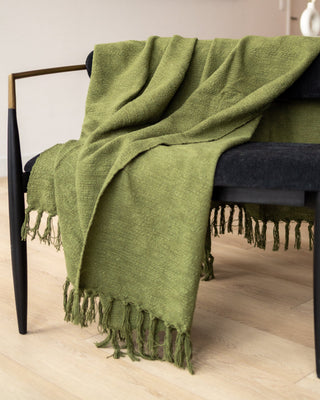 Organic Cotton Knit Throw