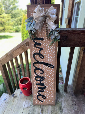 Welcome Fawn Porch Leaner - Gracie Lous Trends